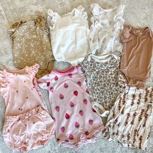 Bundle of 8 onesies/ outfits 3-6 months